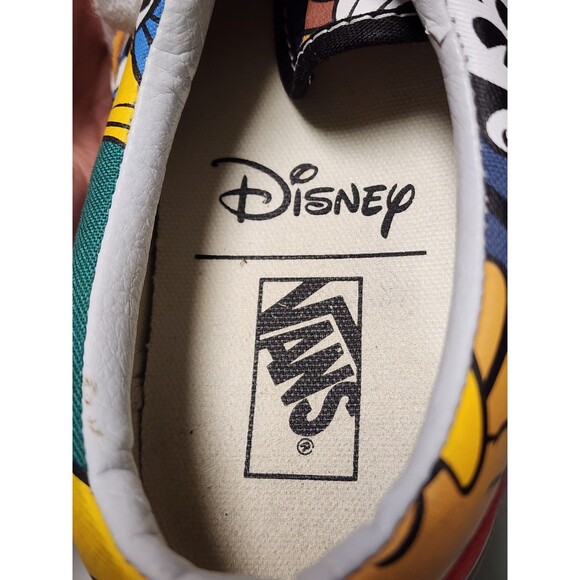 VANS Disney Low Top Sneakers Size M8.5 W10 Mickey Mouse Donald Duck Pluto - Picture 6 of 7